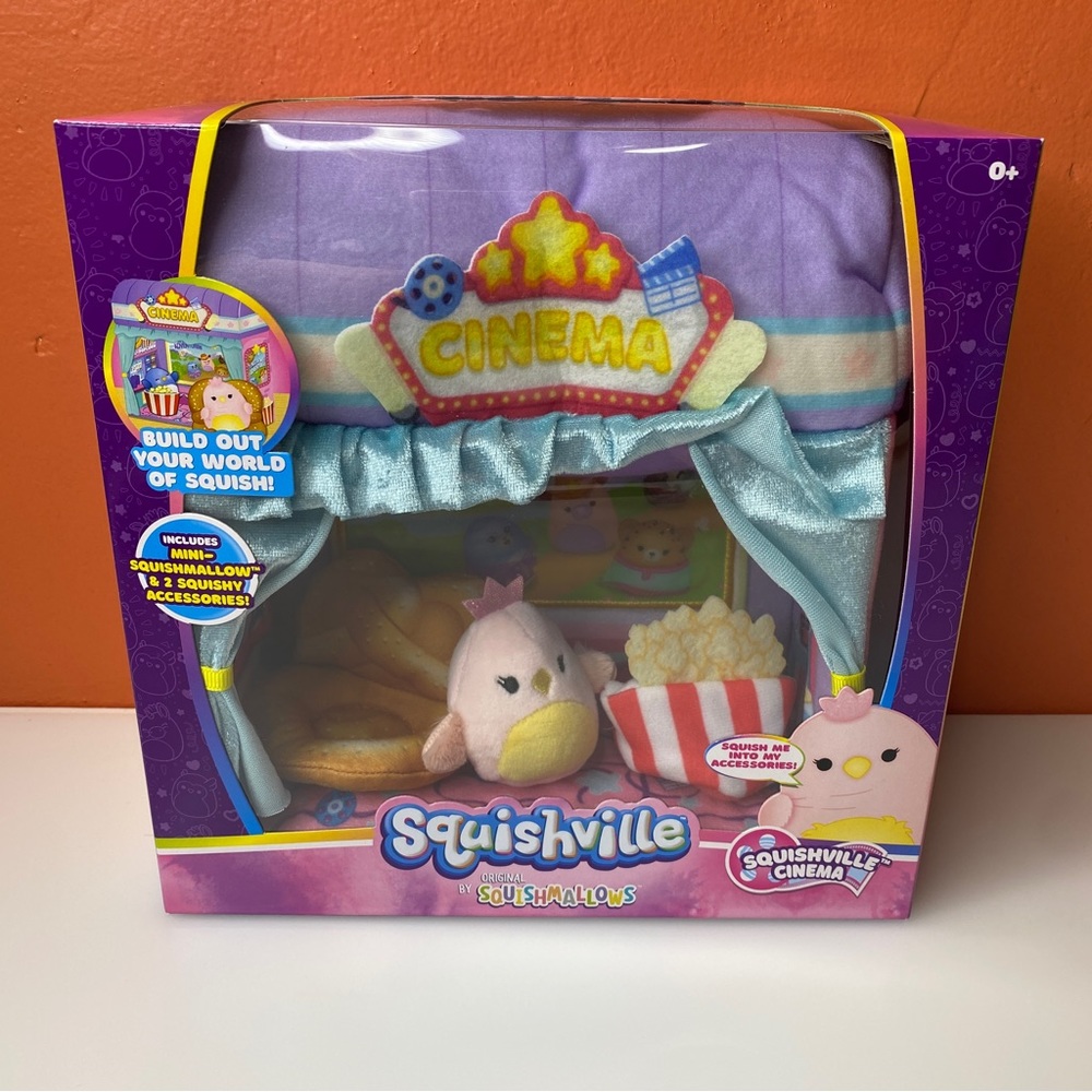 Squishmallow Squishville Cinema Playset